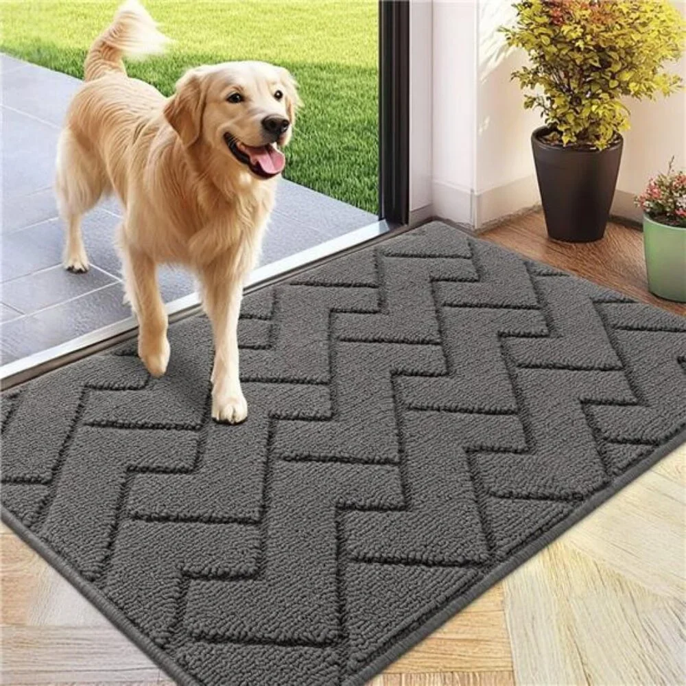 Indoor Doormat,Front Back Door Mat Rubber Backing Non Slip Door Mats